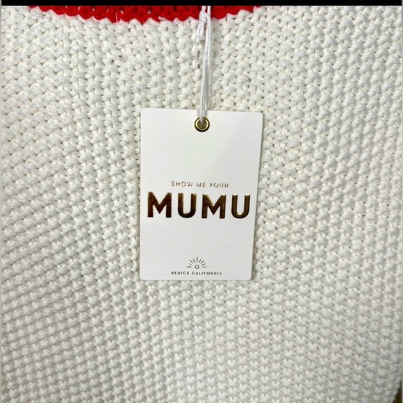 Show Me Your Mumu 100% Cotton Festive Sweater XS NWT - Picture 10 of 13